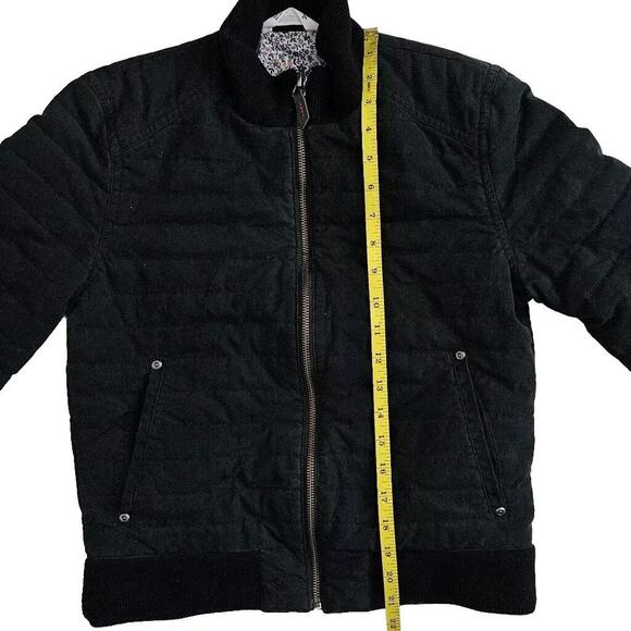 Mountain Khakis (Womens Small) Ludlow Swagger Bomber Zip Jacket Primaloft Black - Picture 7 of 7